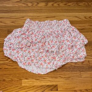 Hollister Pink Floral Mini Skirt, Ultra High-Rise